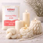 Ceara Soia pentru lumanari in matrite - Kerax Kerasoy Pillar 4120