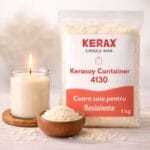Ceara Soia pentru lumanari in recipiente - Kerax Kerasoy Container 4130 - imagine 2