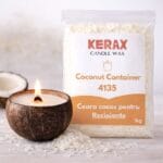 Ceara Cocos pentru lumanari in recipiente - Kerawax Coconut Container 4135