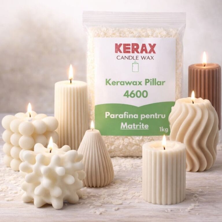 Ceara din parafina pentru lumanari in Matrite - Kerawax 4600