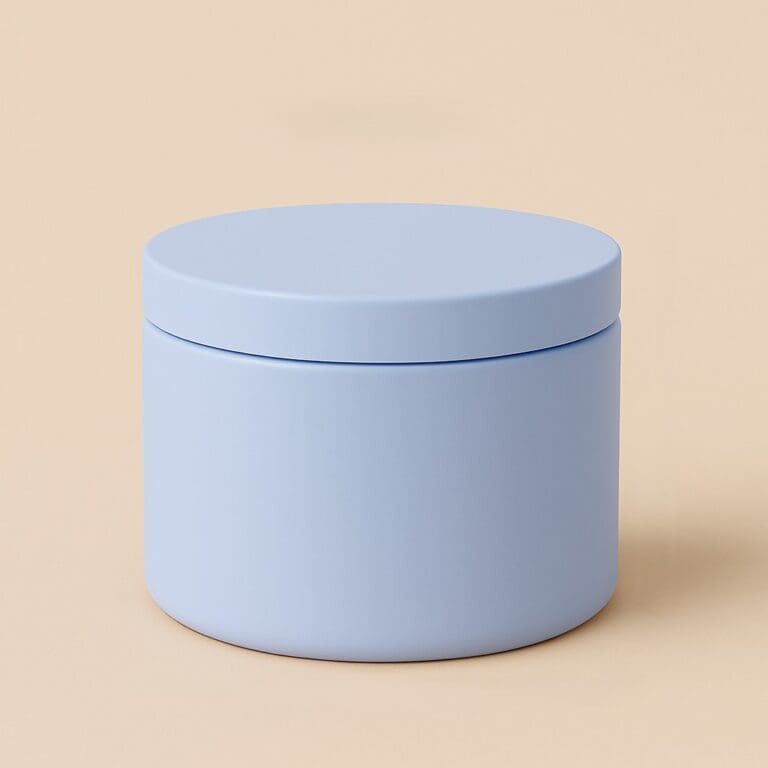 Recipiente Metalice pentru Lumânări | 250ml | 6 buc | Baby Blue