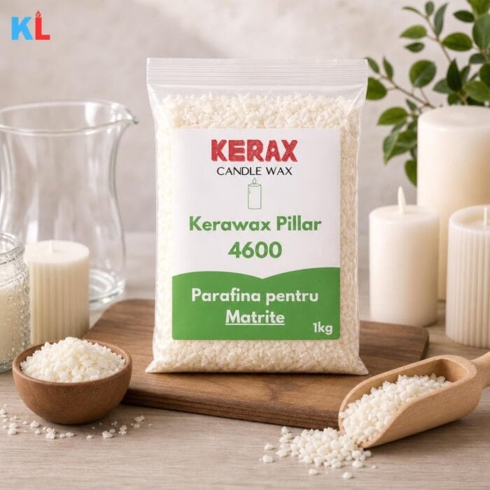 Ceara din parafina pentru lumanari in Matrite - Kerawax 4600 - imagine 4
