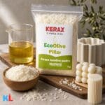 Ceara Masline pentru lumanari in matrite - Kerawax EcoOlive Pillar - imagine 4