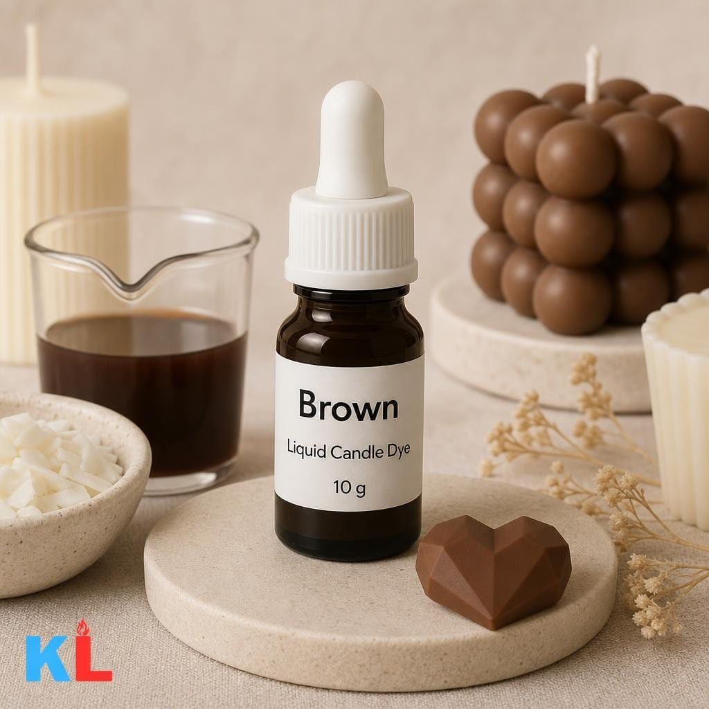 Colorant Lumanari Lichid Brown (Maro) - AI product image 1 Colorant Lumanari Lichid Brown (Maro) - imagine 1
