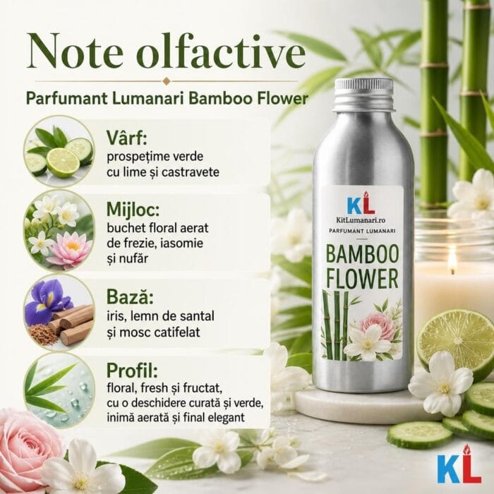 Parfumant Lumanari Bamboo Flower - imagine 2