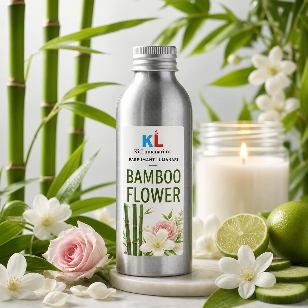 Parfumant Lumanari Bamboo Flower - AI labelled fragrance main image 3 Parfumant Lumanari Bamboo Flower - imagine 1