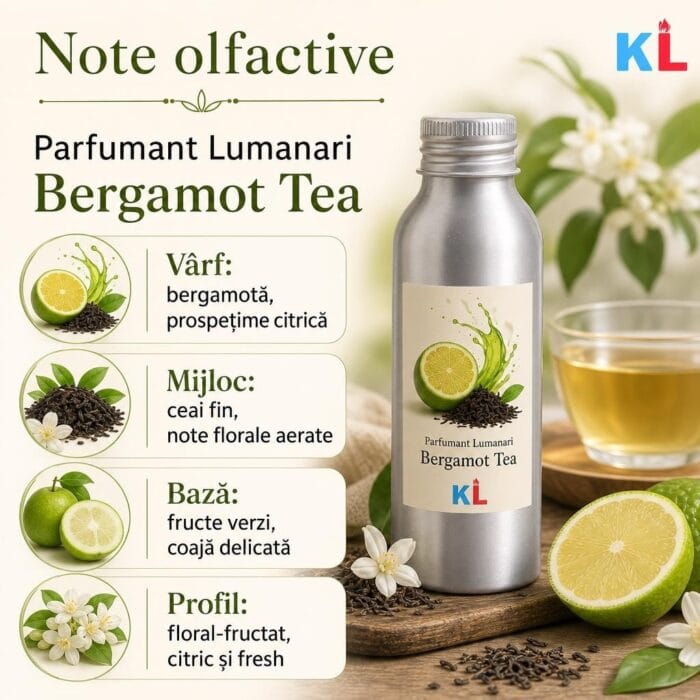 Parfumant Lumanari Bergamot Tea - imagine 2