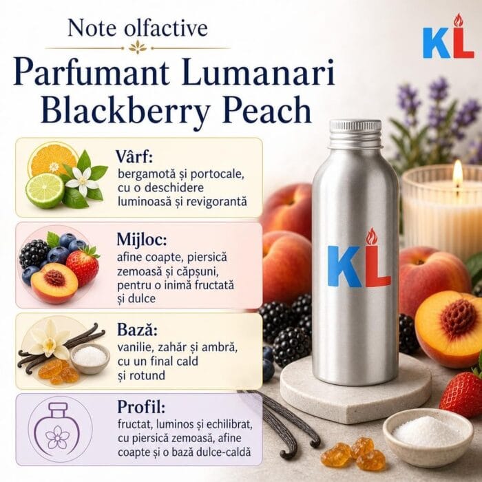 Parfumant Lumanari Blackberry Peach - imagine 2