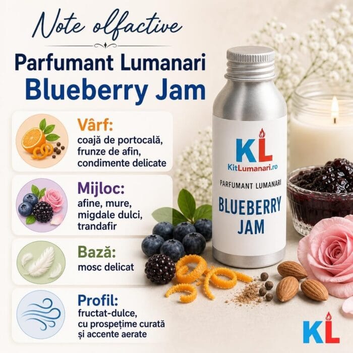 Parfumant Lumanari Blueberry Jam - imagine 2