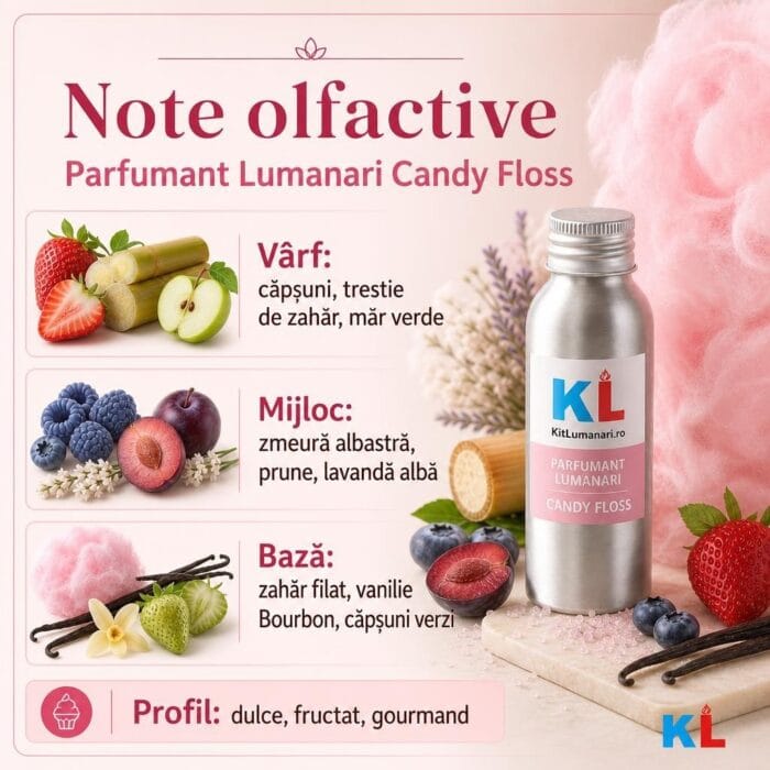 Parfumant Lumanari Candy Floss - imagine 2