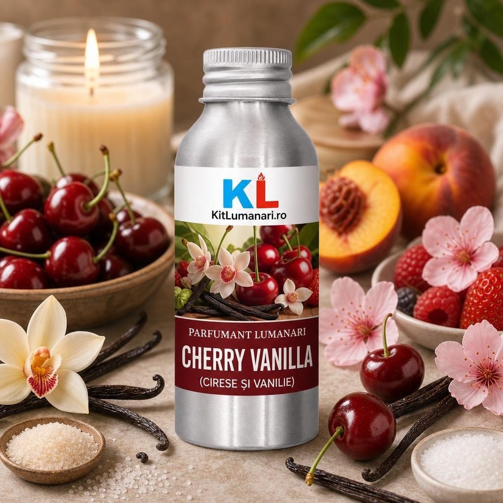 Parfumant Lumanari Cherry Vanilla (Cirese si Vanilie) - AI labelled fragrance main image 4 Parfumant Lumanari Cherry Vanilla (Cirese si Vanilie) - imagine 1