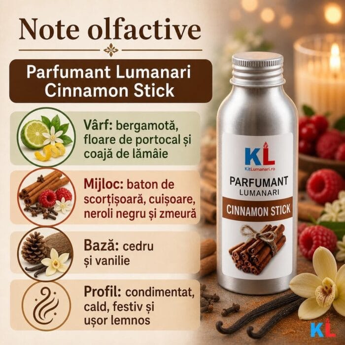 Parfumant Lumanari Cinnamon Stick - imagine 2