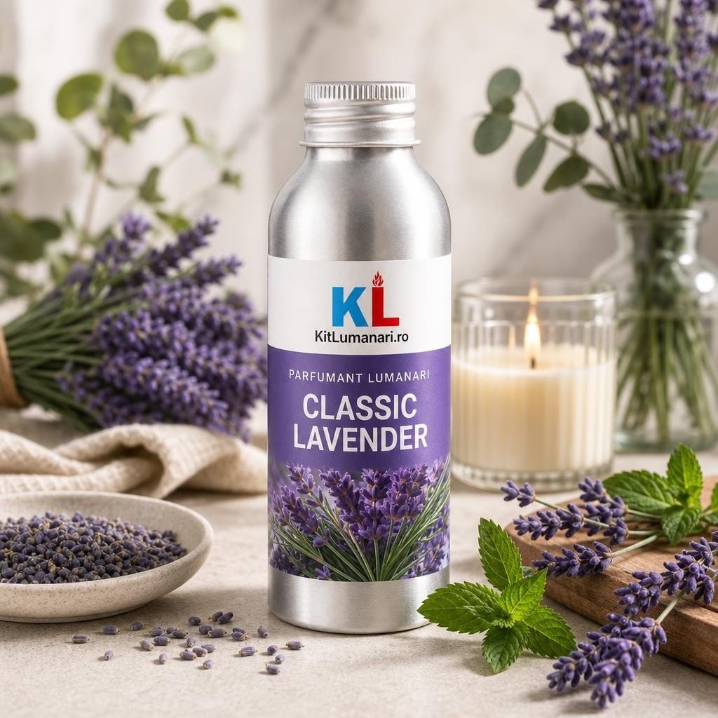 Parfumant Lumanari Classic Lavender - AI labelled fragrance main image 3 Parfumant Lumanari Classic Lavender - imagine 1