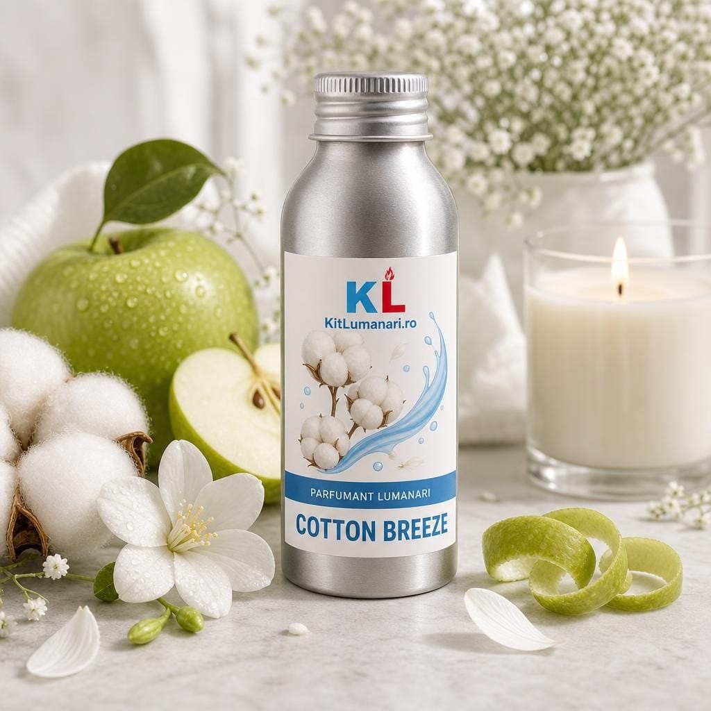 Parfumant Lumanari Cotton Breeze - AI labelled fragrance main image 3 Parfumant Lumanari Cotton Breeze - imagine 1