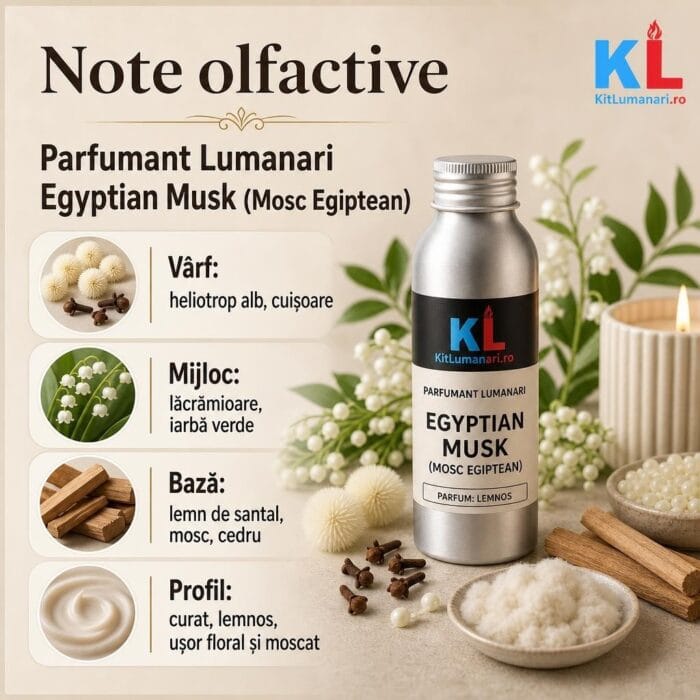 Parfumant Lumanari Egyptian Musk (Mosc Egiptean) - imagine 2