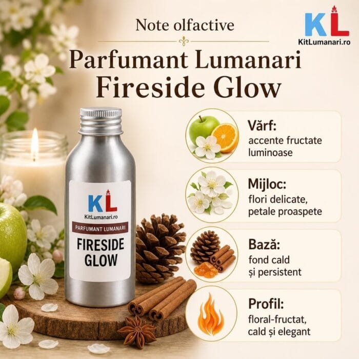 Parfumant Lumanari Fireside Glow - imagine 2