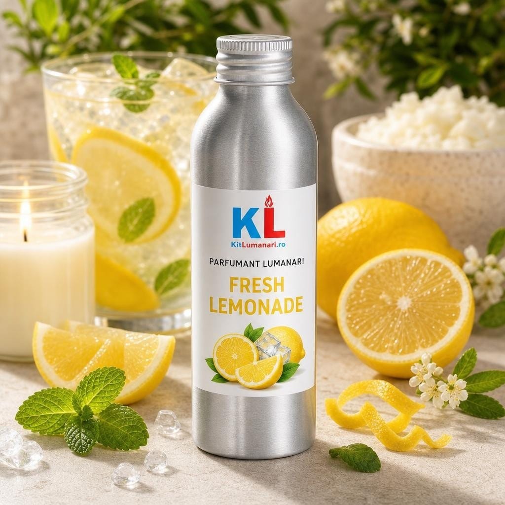 Parfumant Lumanari Fresh Lemonade - AI labelled fragrance main image 3 Parfumant Lumanari Fresh Lemonade - imagine 1
