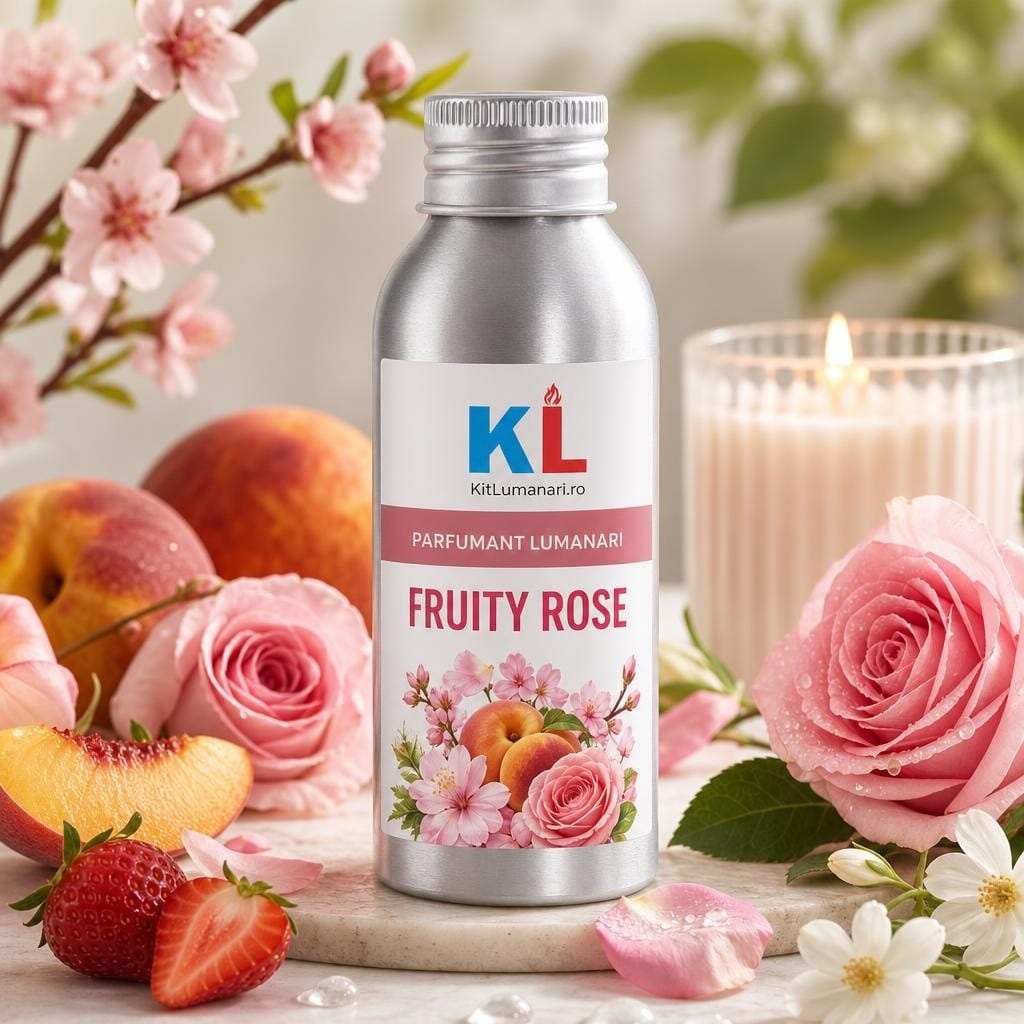 Parfumant Lumanari Fruity Rose - AI labelled fragrance main image 3 Parfumant Lumanari Fruity Rose - imagine 1