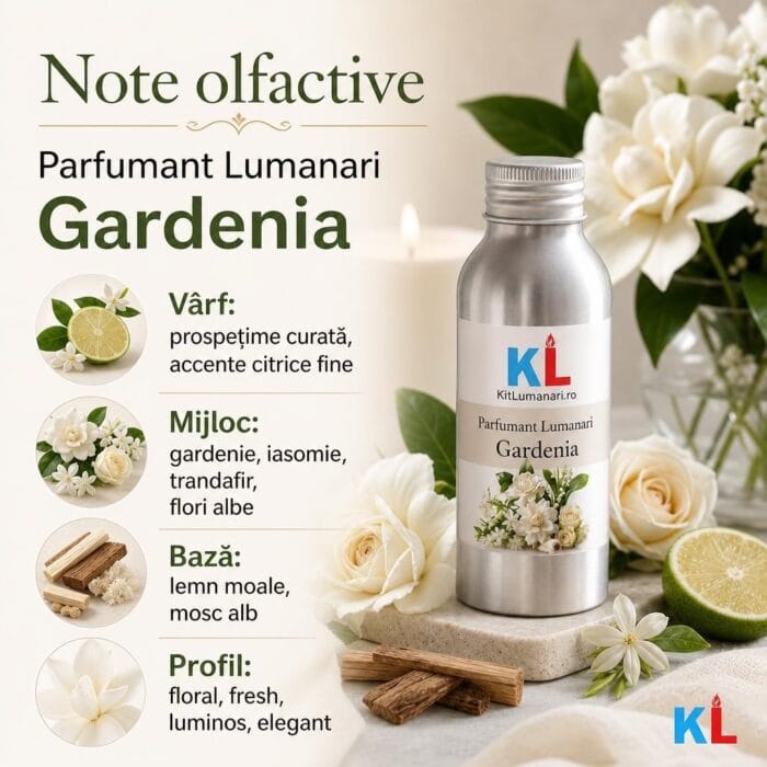 Parfumant Lumanari Gardenia - imagine 2