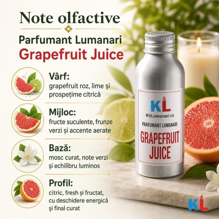 Parfumant Lumanari Grapefruit Juice - imagine 2