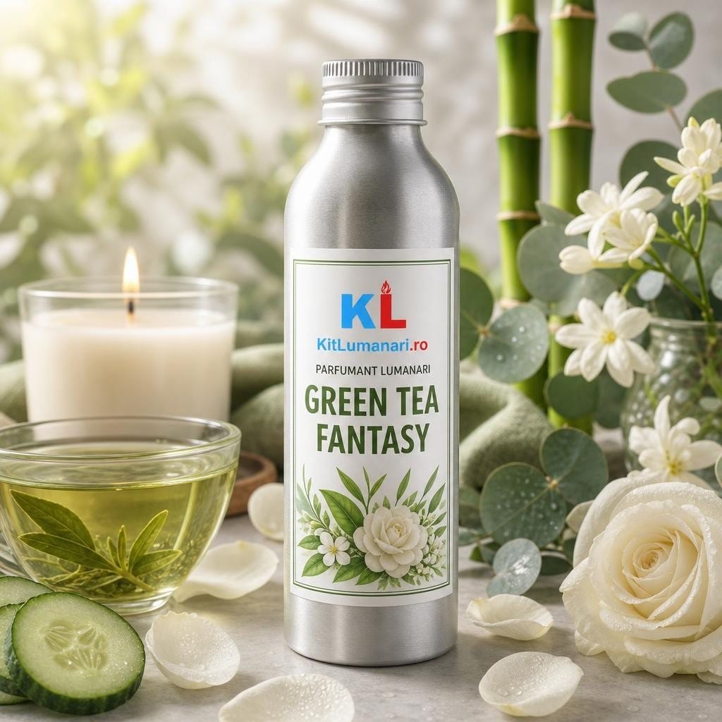 Parfumant Lumanari Green Tea Fantasy - AI labelled fragrance main image 3 Parfumant Lumanari Green Tea Fantasy - imagine 1