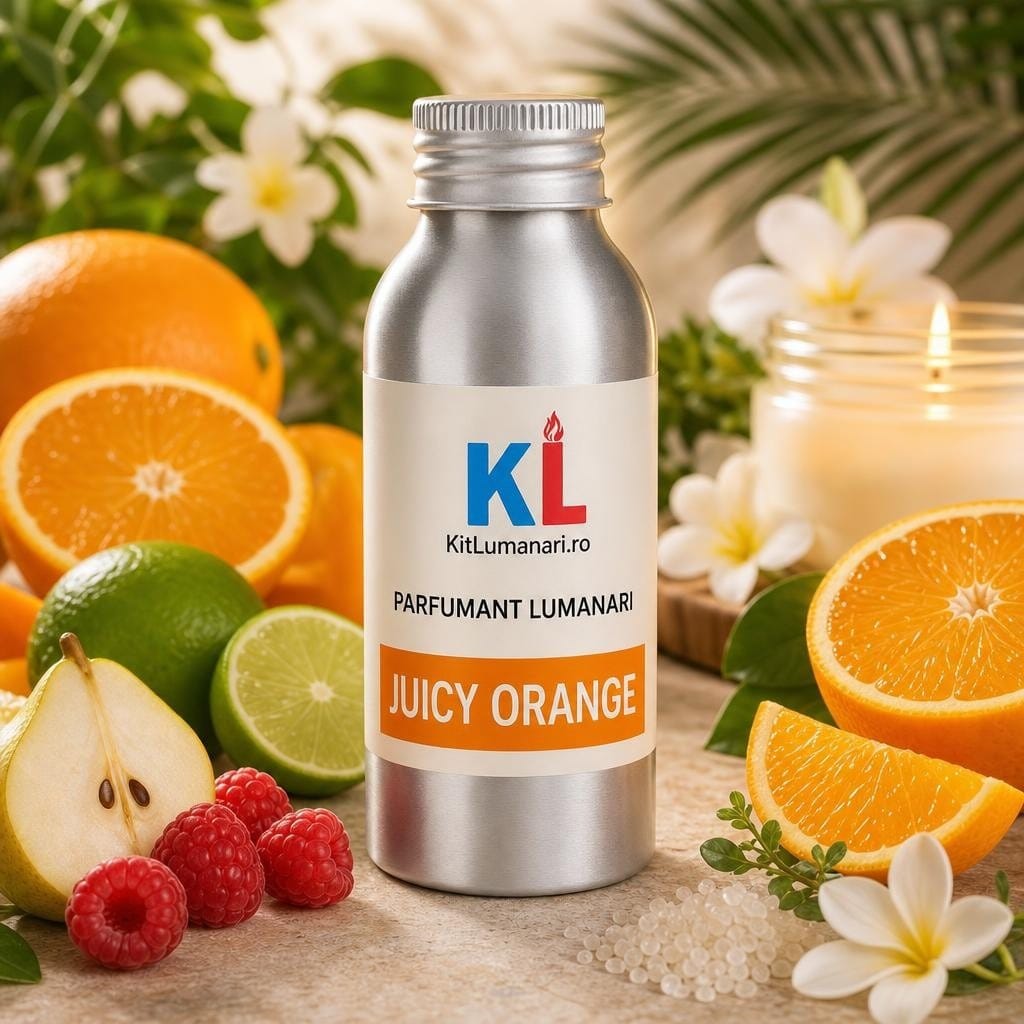 Parfumant Lumanari Juicy Orange - AI labelled fragrance main image 4 Parfumant Lumanari Juicy Orange - imagine 1