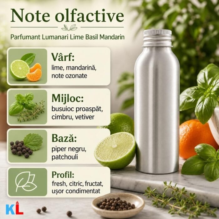 Parfumant Lumanari Lime Basil Mandarin - imagine 2