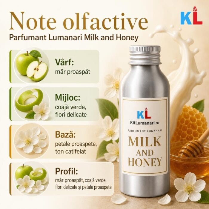 Parfumant Lumanari Milk and Honey - imagine 2