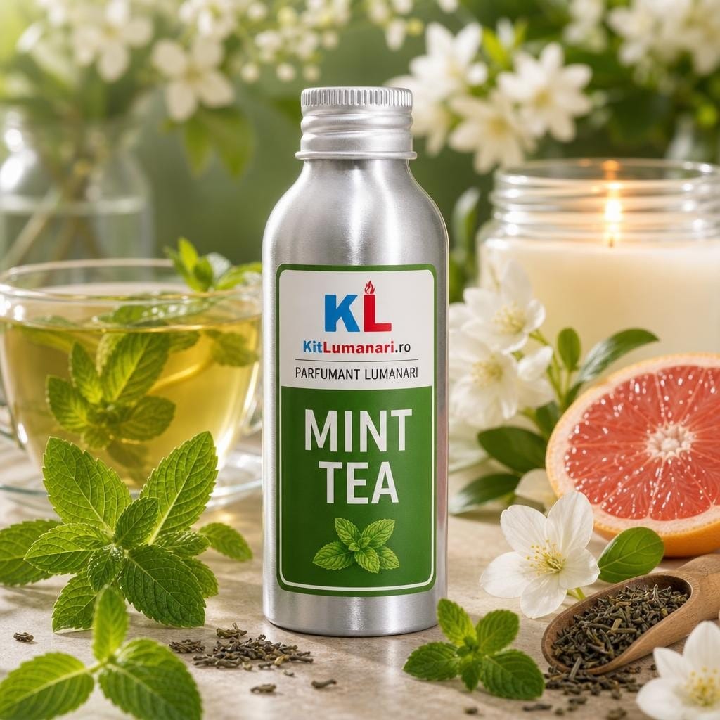 Parfumant Lumanari Mint Tea - AI labelled fragrance main image 3 Parfumant Lumanari Mint Tea - imagine 1