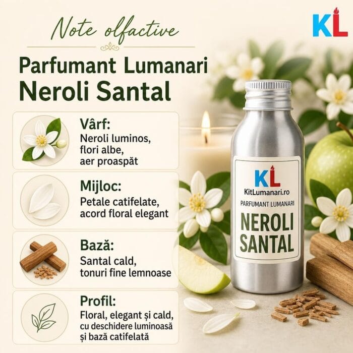 Parfumant Lumanari Neroli Santal - imagine 2