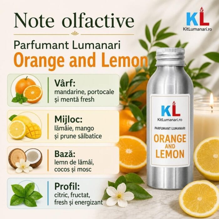 Parfumant Lumanari Orange and Lemon - imagine 2