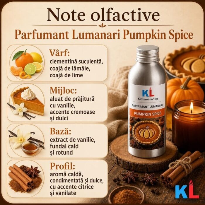 Parfumant Lumanari Pumpkin Spice - imagine 2