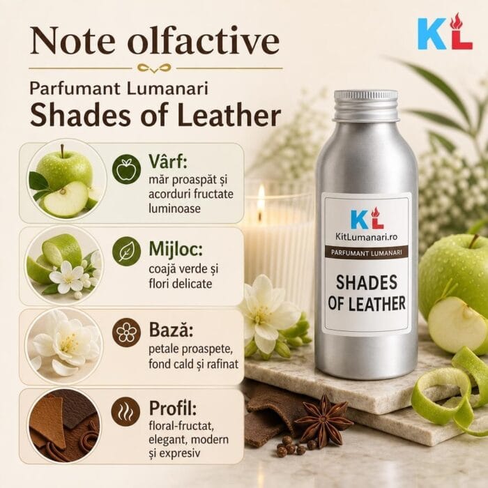 Parfumant Lumanari Shades of Leather - imagine 2