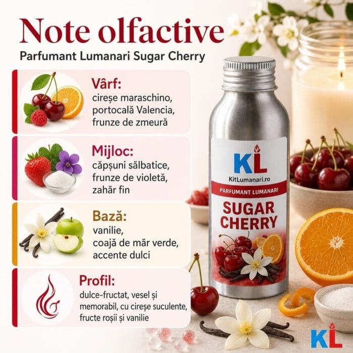 Parfumant Lumanari Sugar Cherry - imagine 2