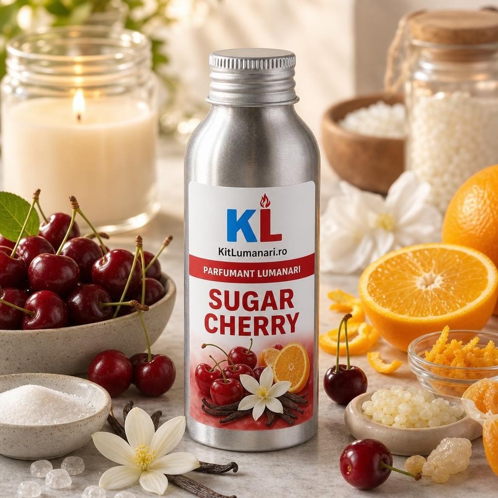Parfumant Lumanari Sugar Cherry - AI labelled fragrance main image 3 Parfumant Lumanari Sugar Cherry - imagine 1
