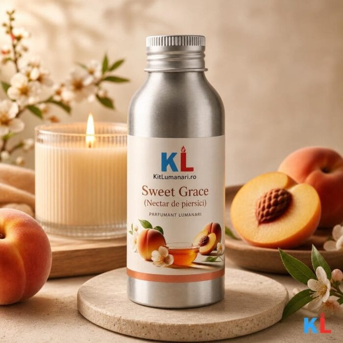 Parfumant Lumanari Sweet Grace (Nectar de piersici) - imagine 5
