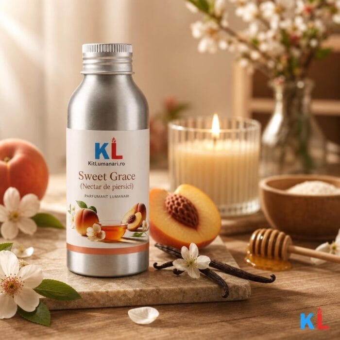 Parfumant Lumanari Sweet Grace (Nectar de piersici) - imagine 4