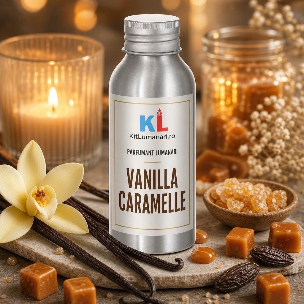 Parfumant Lumanari Vanilla Caramelle - AI labelled fragrance main image 3 Parfumant Lumanari Vanilla Caramelle - imagine 1