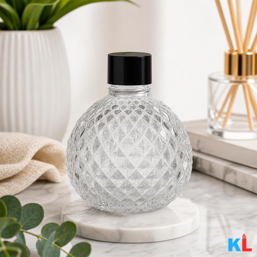 Recipient Odorizant de Camera | 100ml | Model Diamant Rotund - AI product image 1 Recipient Odorizant de Camera | 100ml | Model Diamant Rotund - imagine 1