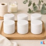 Recipiente Metalice pentru Lumânări | 120ml | 6 buc | Alb Mat - imagine 4